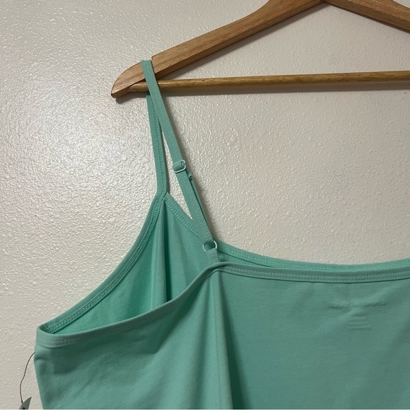 NWT Lane Bryant Plus Size Mint Green Cami Tank Top Cotton Blend 22/24 - Picture 6 of 7